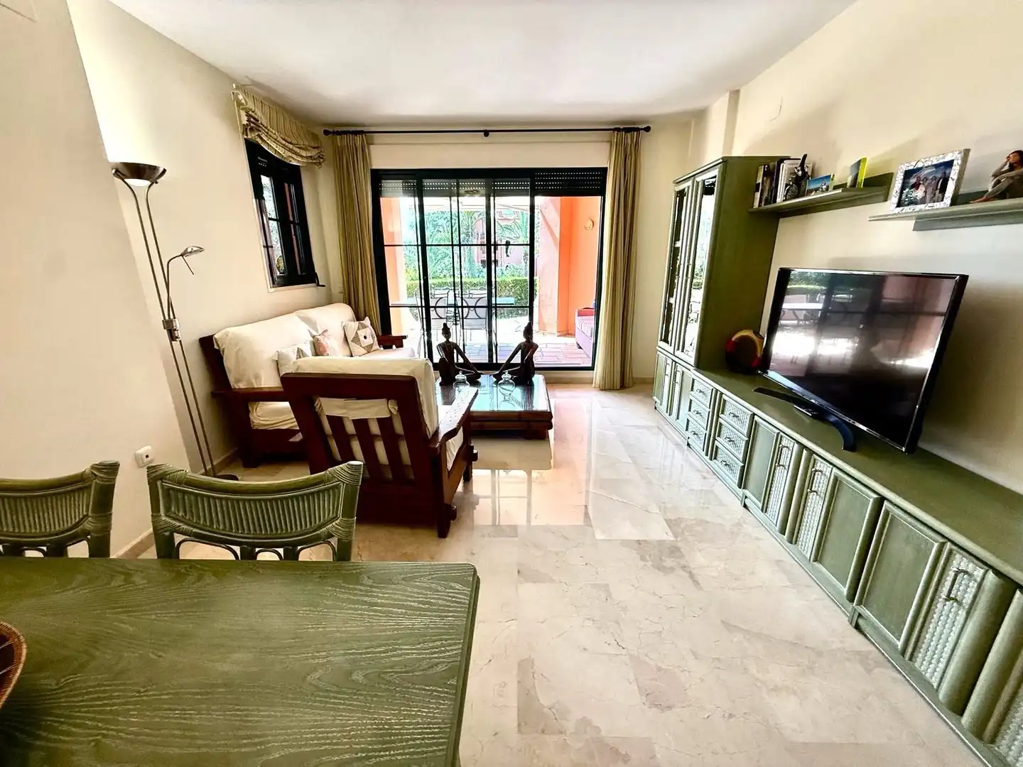 Sala de estar de Apartamento en venta en Finestrat con Aire acondicionado, Terraza y Trastero