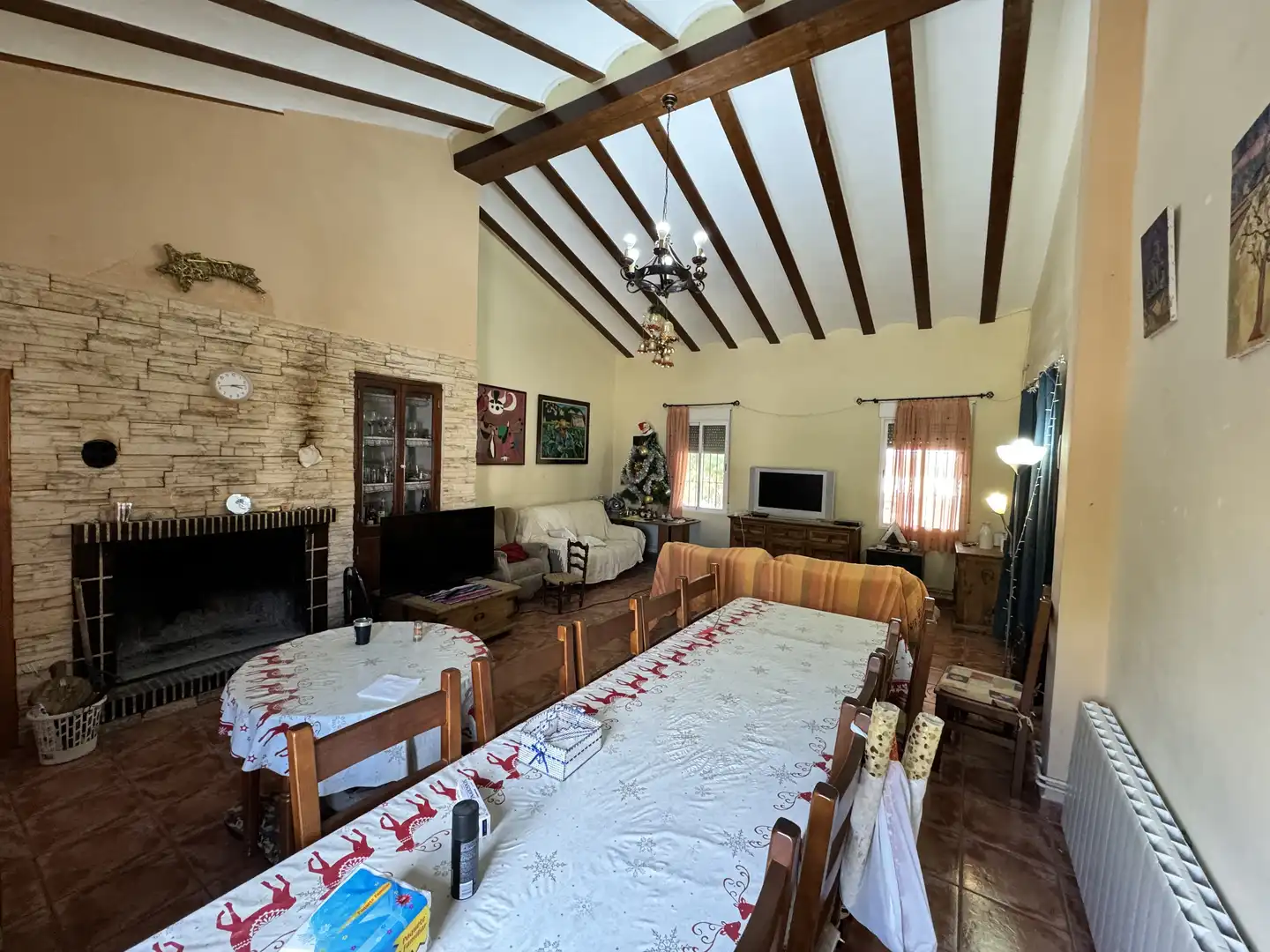 Sala d'estar de Casa o xalet en venda en Caravaca de la Cruz amb Aire condicionat, Jardí privat i Traster