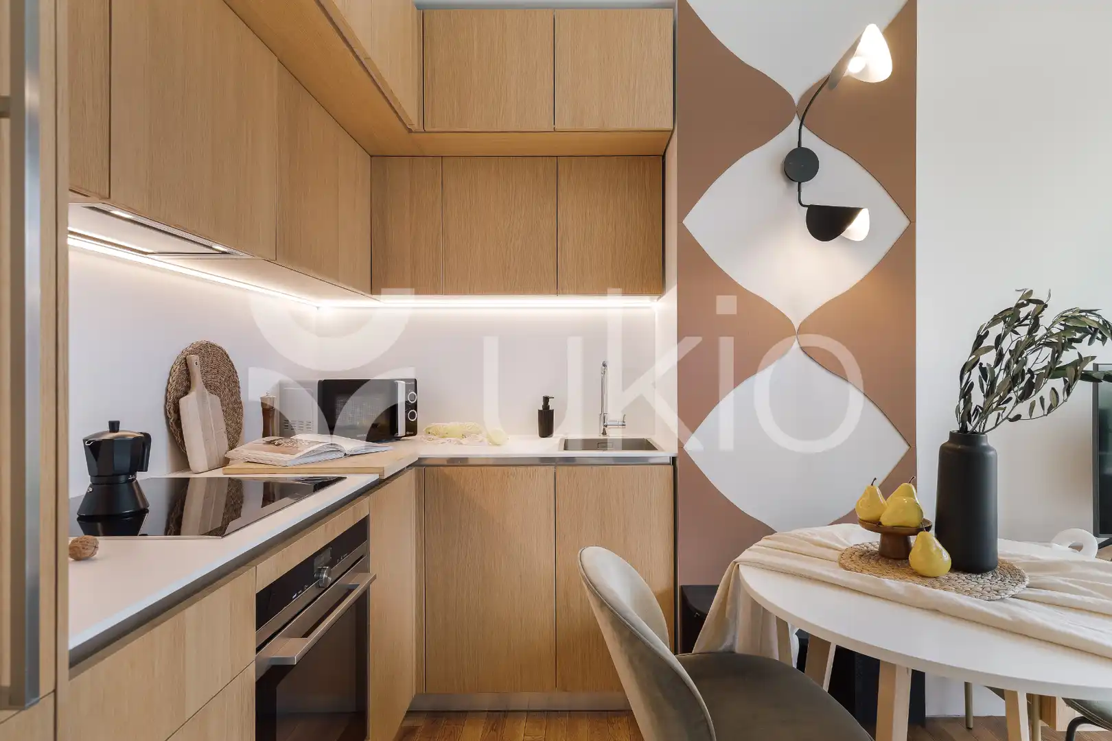 Kitchen of Apartments for rent in Madrid  with Heating, Swimming Pool and Furnished