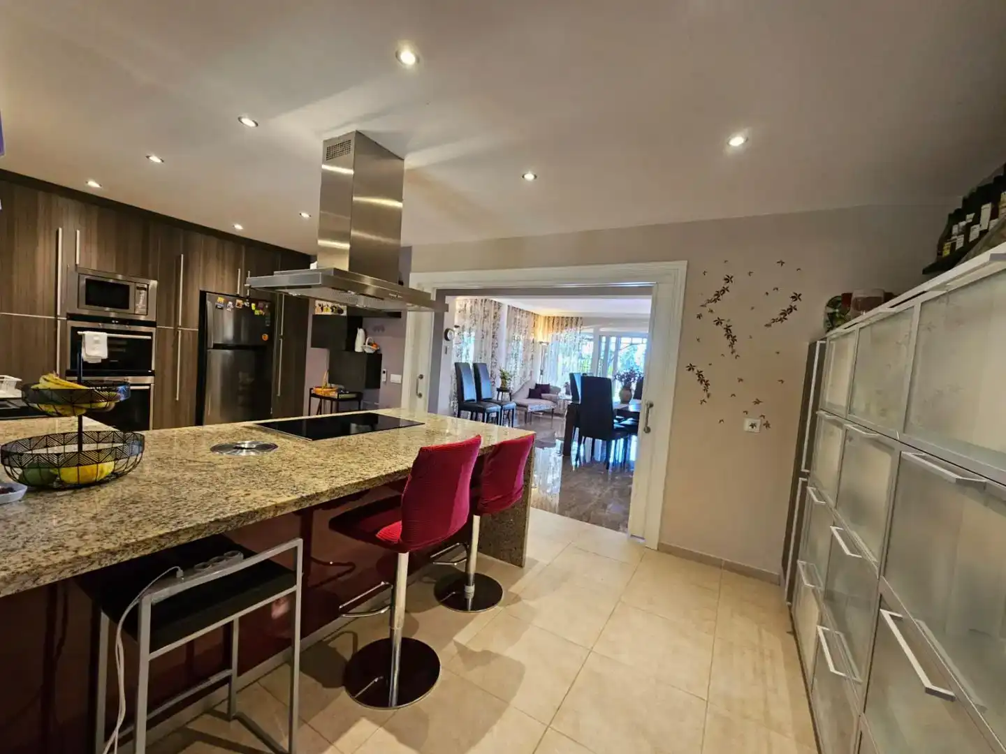 Küche von Wohnung zur Miete in Mijas mit Klimaanlage, Privatgarten und Parkett