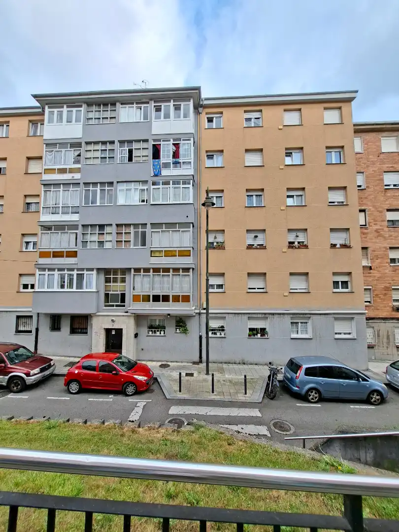 Exterior view of Flat for sale in Avilés  with Heating, Terrace and Furnished