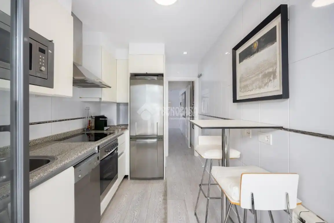 Kitchen of Flat for sale in Madrid  with Air Conditioner, Heating and Terrace