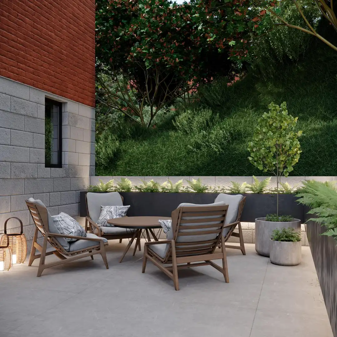 Terraza de Casa adosada en venta en Terrassa con Aire acondicionado, Calefacción y Jardín privado