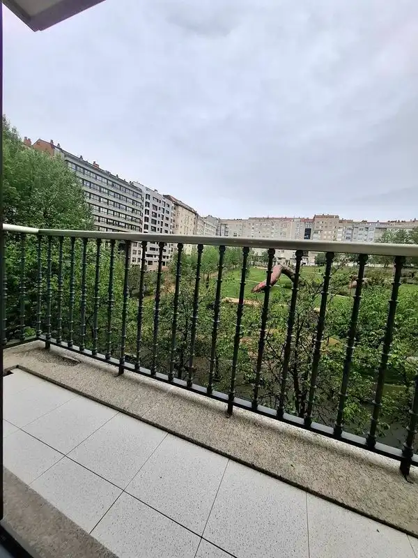 Balcony of Apartments for sale in Vigo   with Heating, Parquet flooring and Storage room
