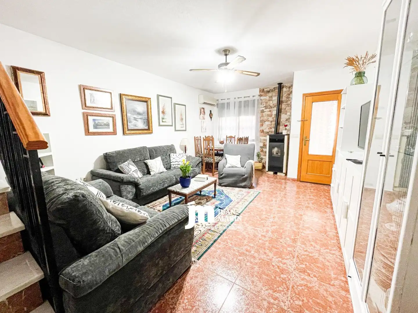 Sala d'estar de Casa adosada en venda en Cieza amb Aire condicionat, Balcó i Piscina comunitària
