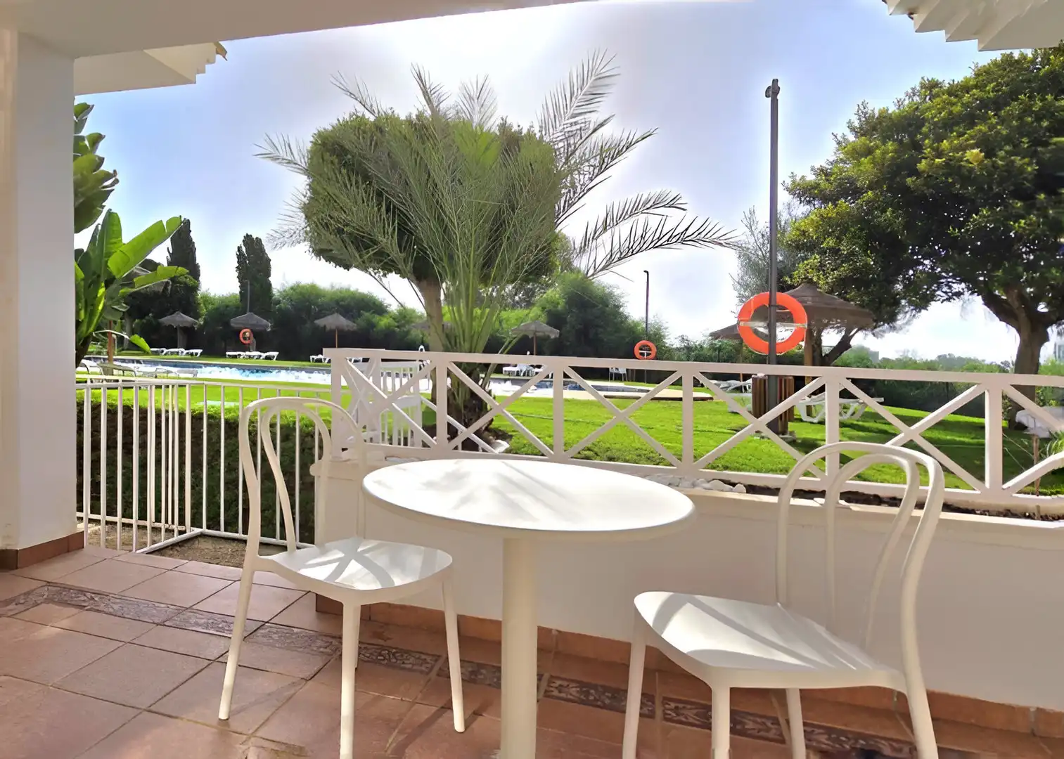 Garden of Apartments for sale in Marbella  with Air Conditioner, Heating and Terrace