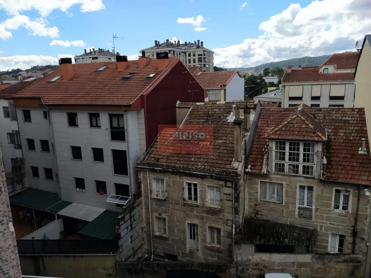 Exterior view of Flat for rent in Ourense Capital   with Heating, Parquet flooring and Furnished