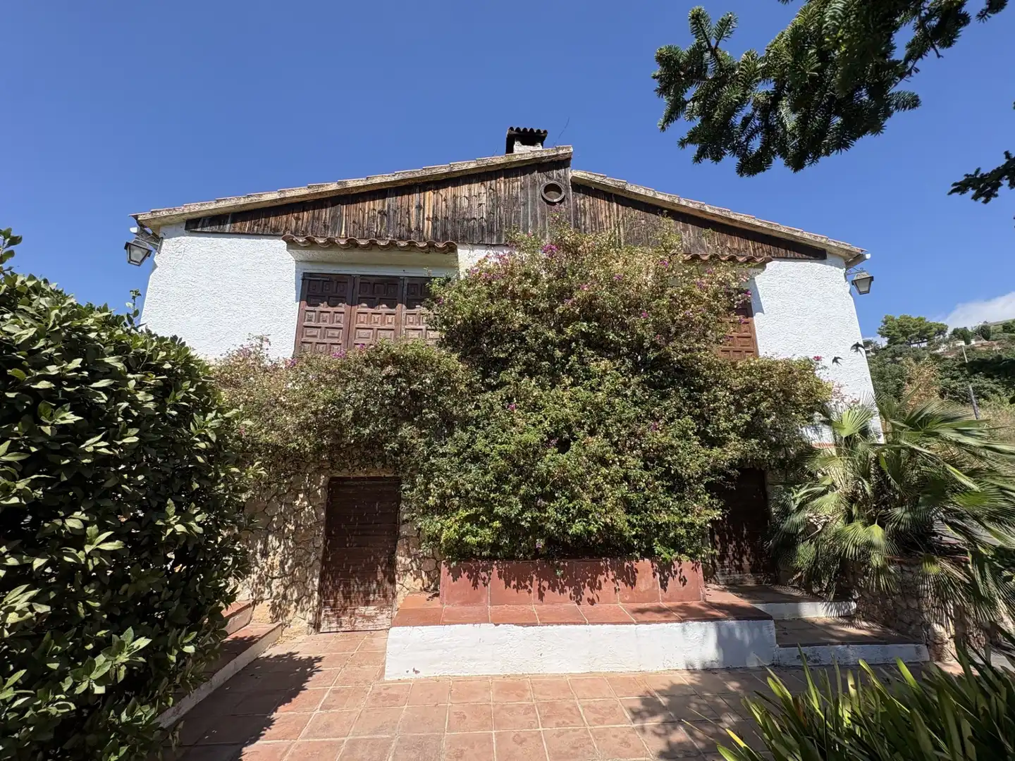 Vista exterior de Casa o chalet en venta en Vespella de Gaià con Jardín privado, Piscina y Amueblado