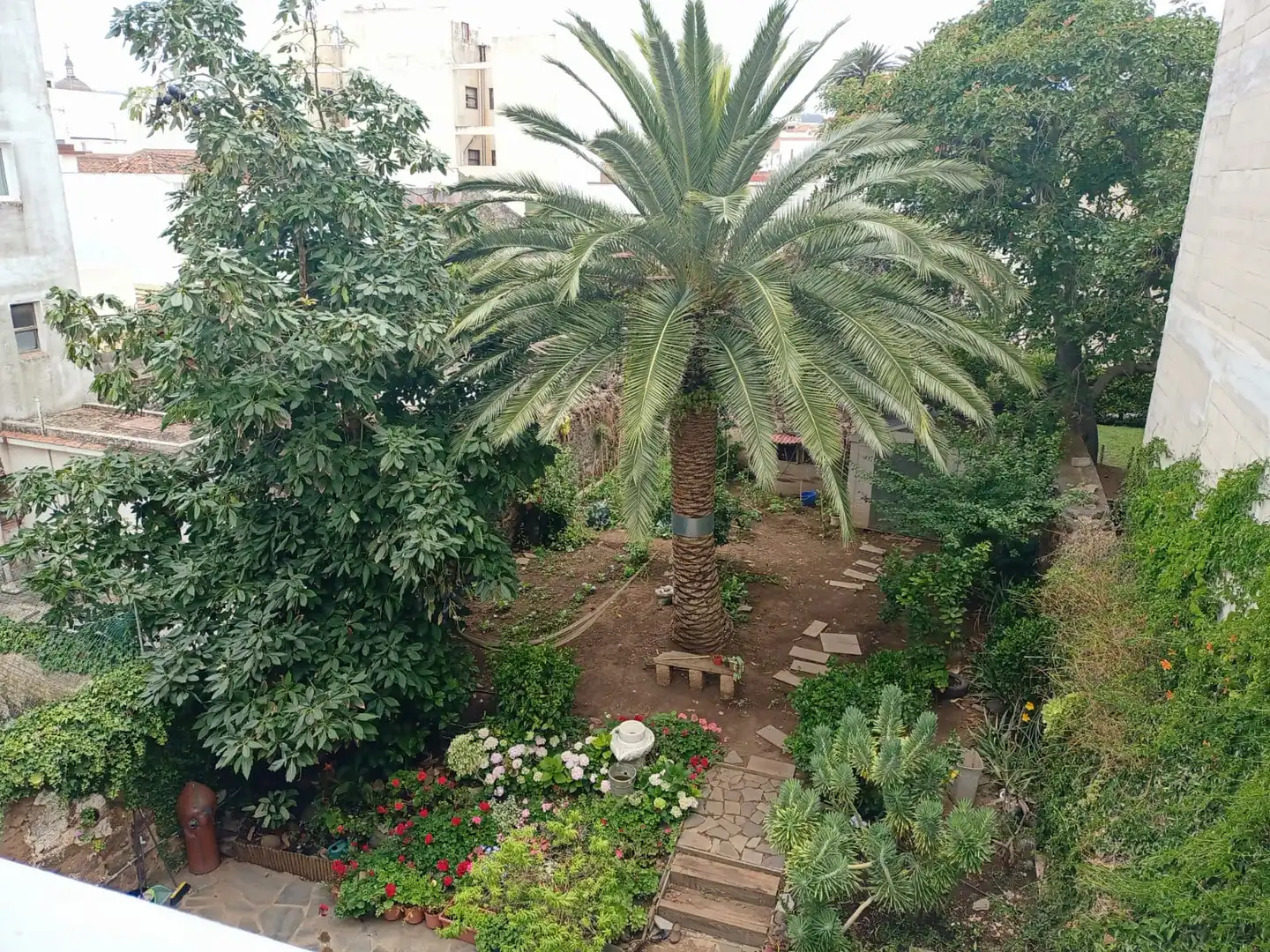 Garden of Country homes for sale in San Cristóbal de la Laguna  with Parquet flooring, Terrace and Furnished