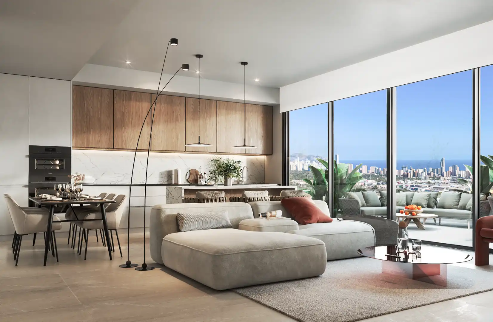 Duplex con piscina in vendita a Balcón de Finestrat - Terra Marina, imagen 8