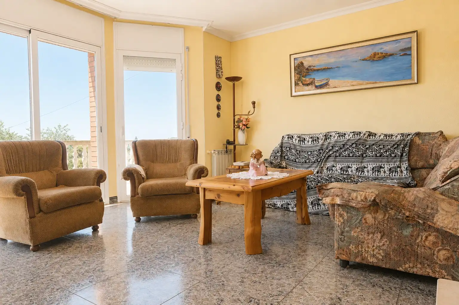 Living room of Houses for sale in Pineda de Mar  with Heating, Private garden and Terrace