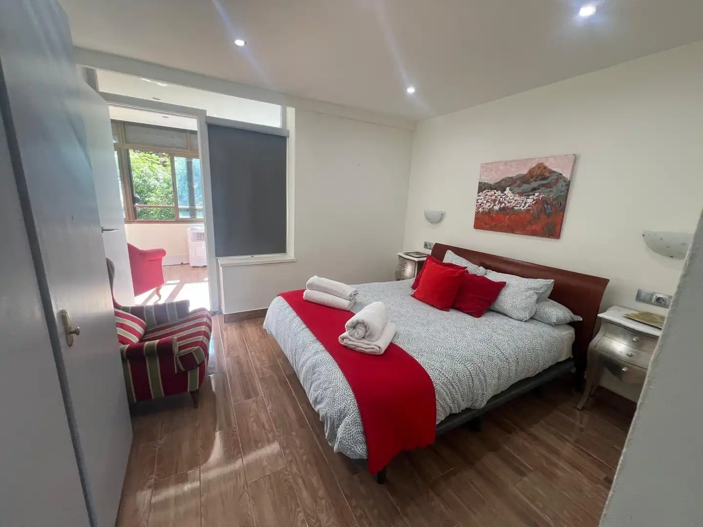 Schlafzimmer von Wohnung zum Verkauf in Torremolinos mit Klimaanlage und Gemeinschaftspool