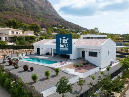 Exterior view of House or chalet for sale in Jávea / Xàbia  with Private garden, Terrace and Swimming Pool