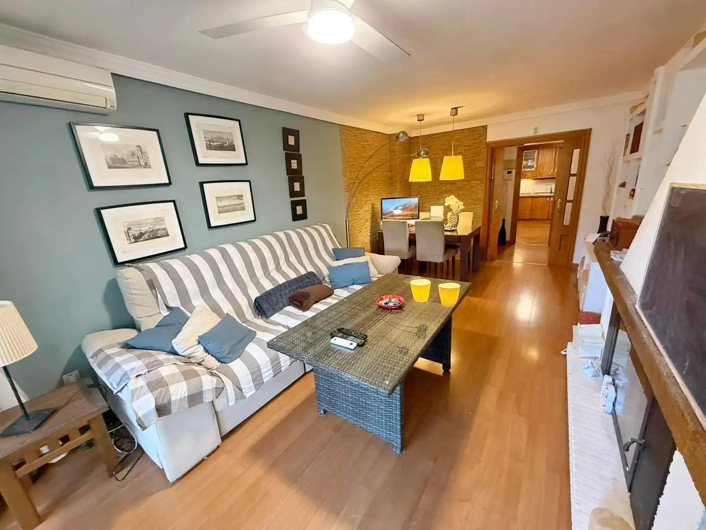 Sala d'estar de Pis en venda en Málaga amb Aire condicionat, Calefacció i Jardí privat