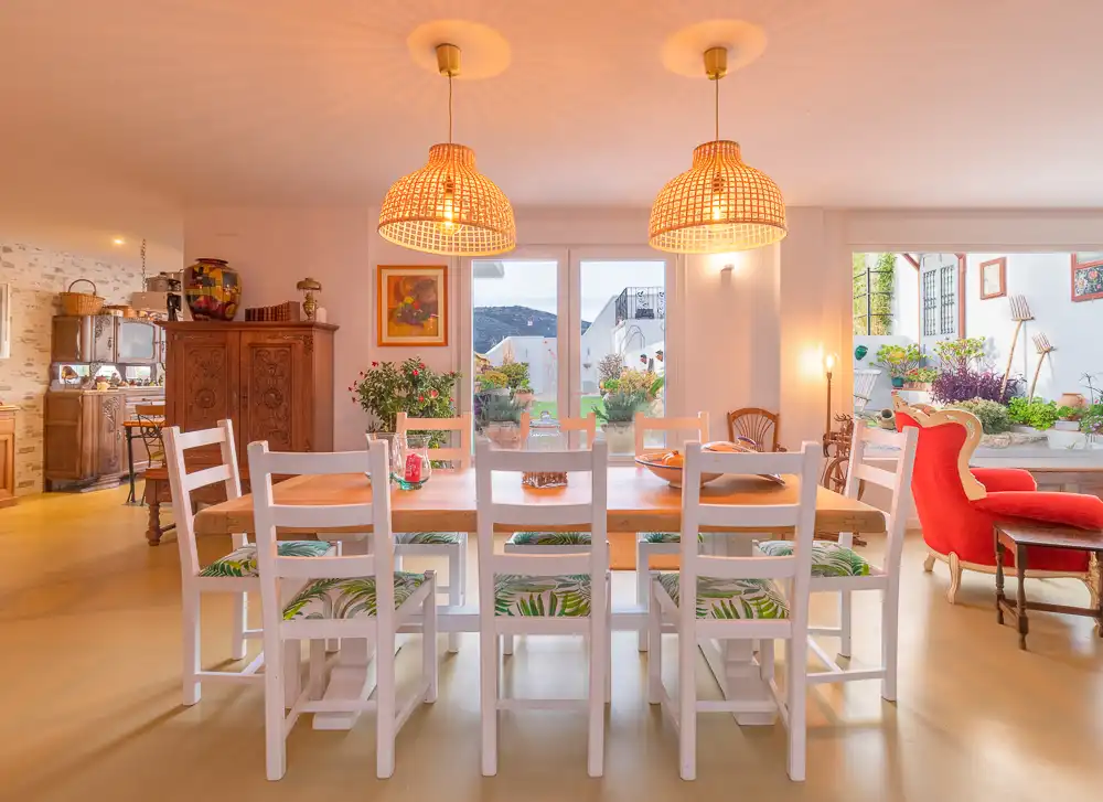 Dining room of Country homes for sale in Alfarnatejo  with Air Conditioner, Heating and Private garden