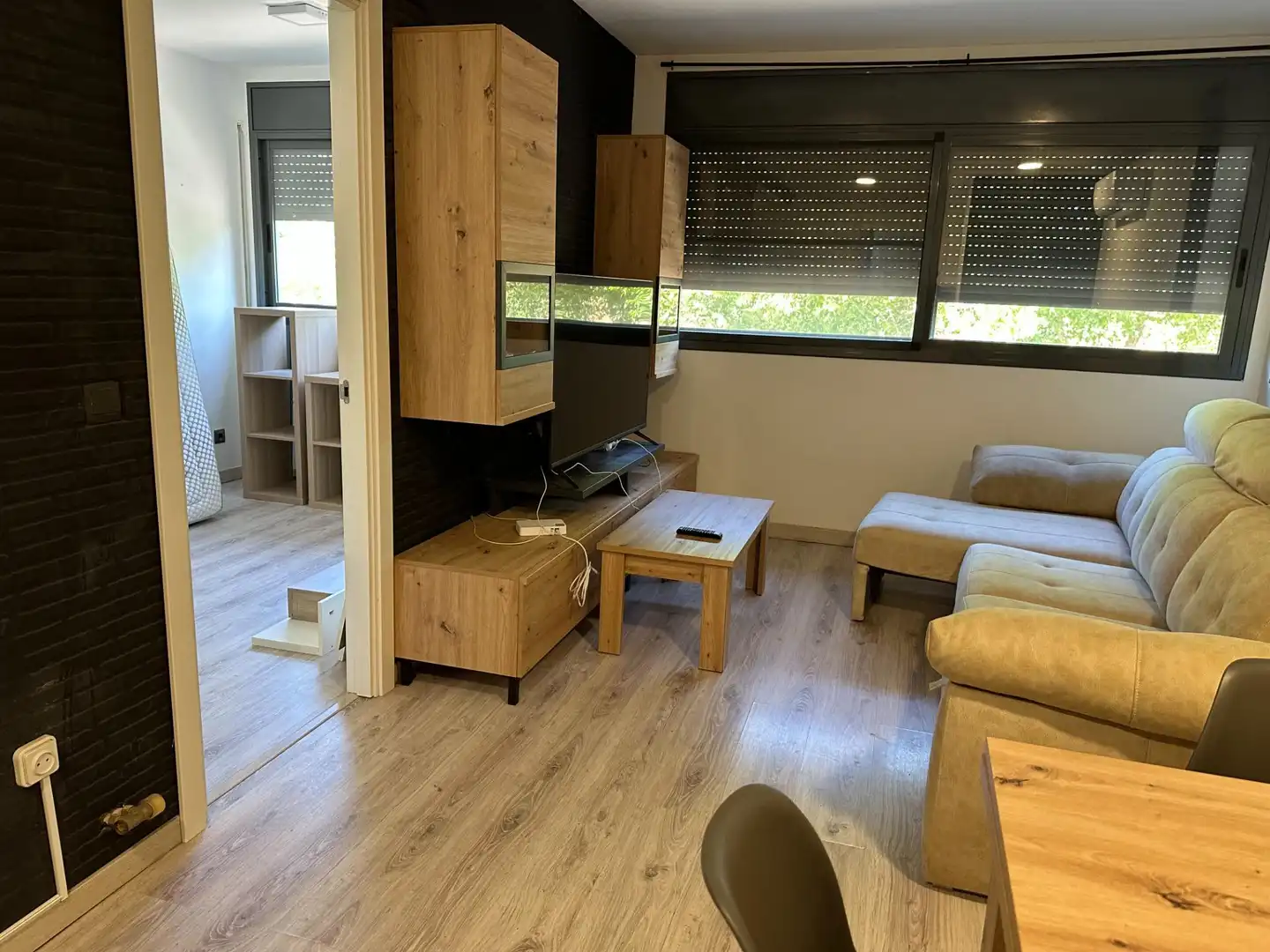 Living room of Flat for sale in Amposta  with Air Conditioner, Heating and Parquet flooring