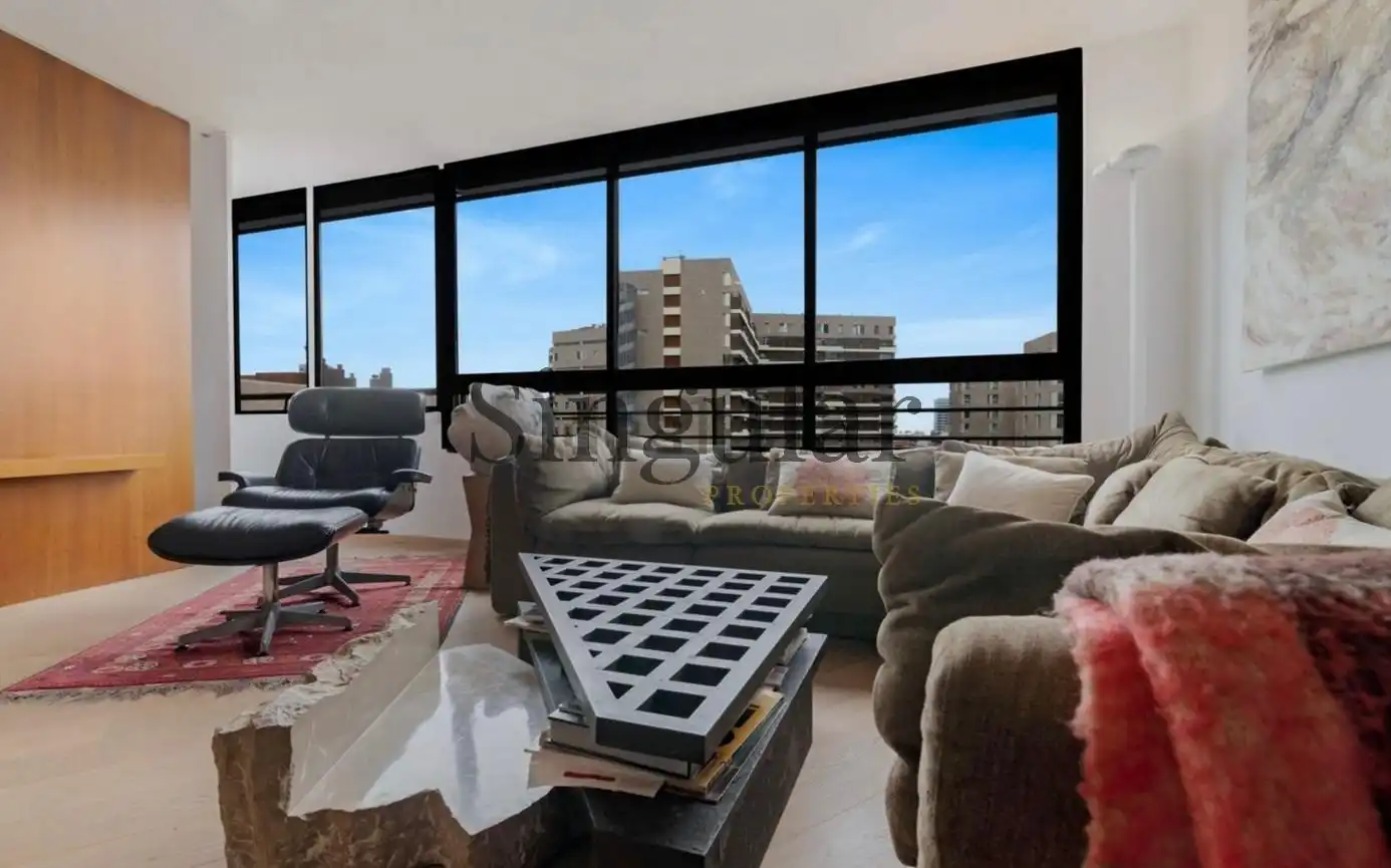 Sala de estar de Piso en venta en Sarrià - Sant Gervasi