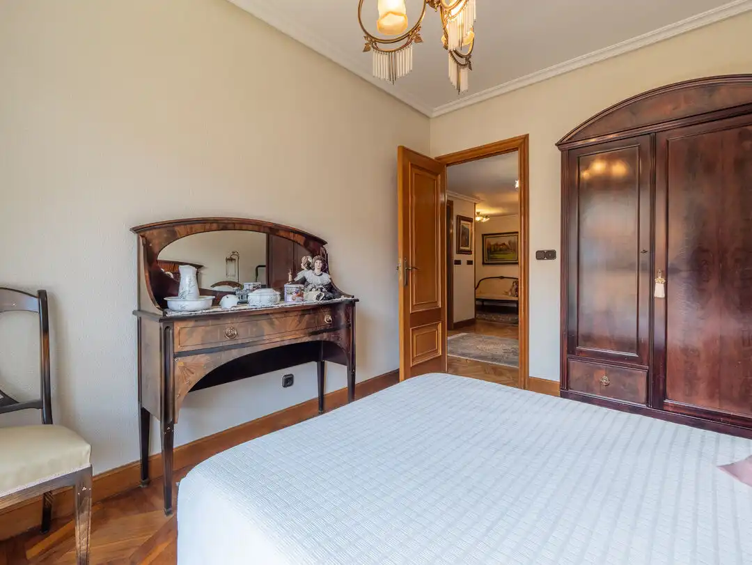 Schlafzimmer von Wohnung zum Verkauf in Zarautz mit Heizung, Privatgarten und Terrasse