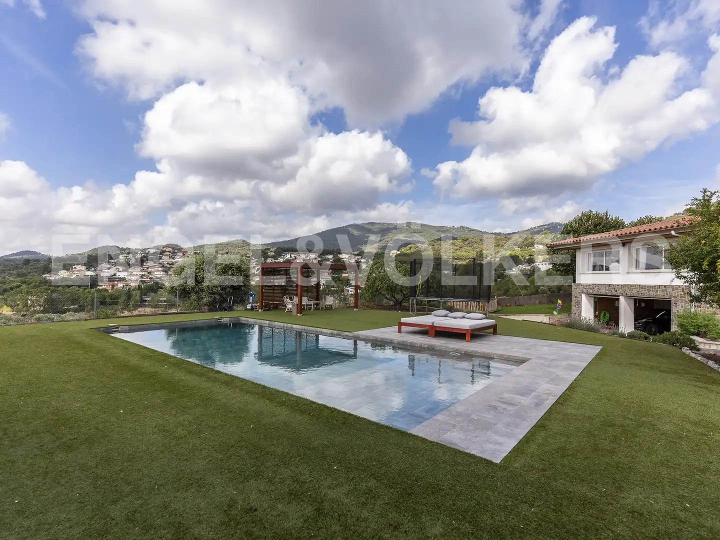 Swimming pool of Country homes for sale in Caldes de Montbui  with Air Conditioner, Heating and Private garden