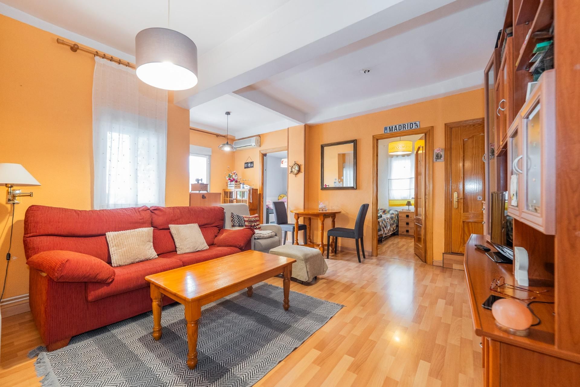 Sala de estar de Piso en venta en  Madrid Capital con Aire acondicionado, Calefacción y Trastero