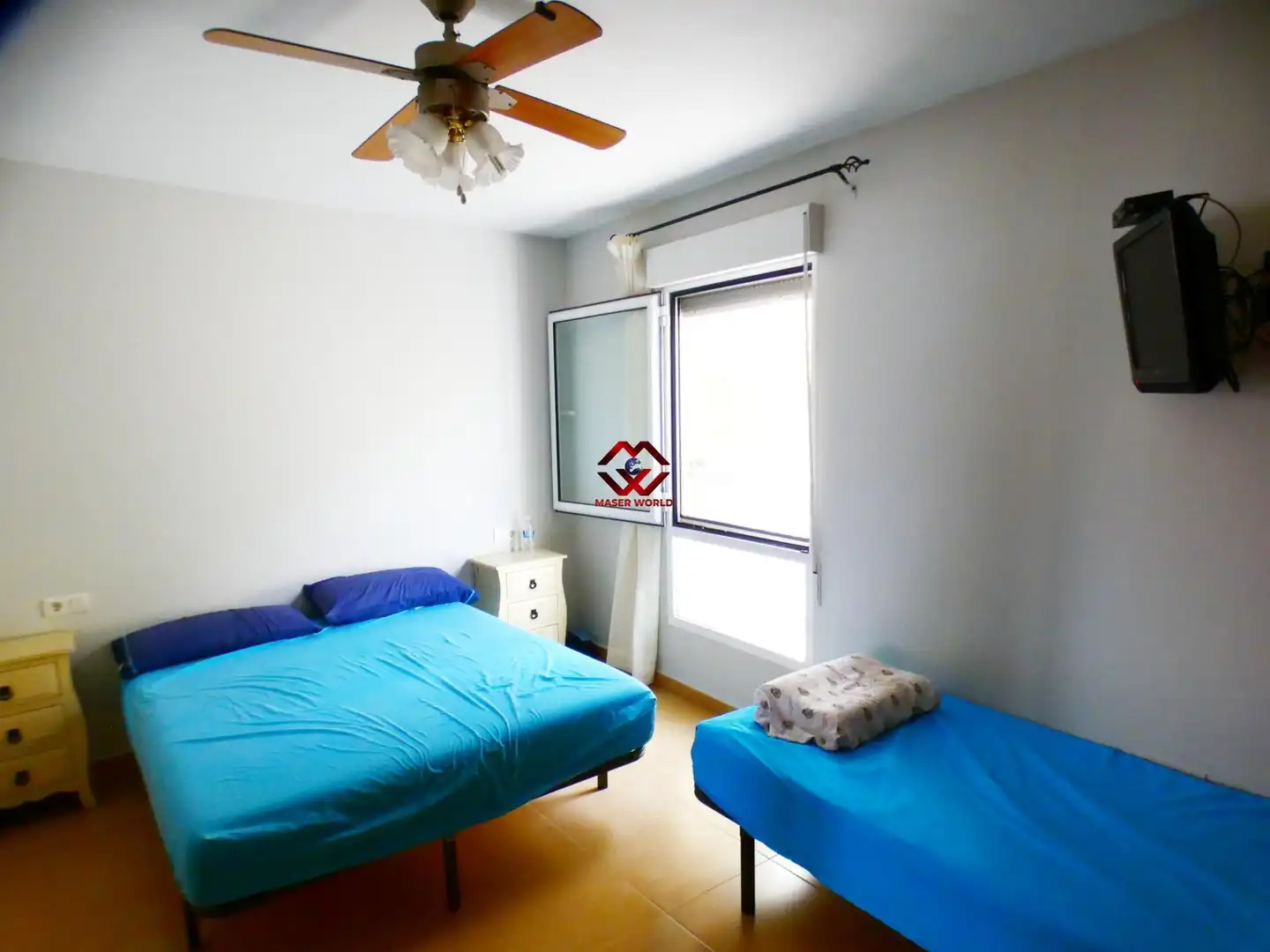 Bedroom of Attic for sale in Cartagena  with Air Conditioner, Terrace and Furnished