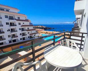 Terrassa de Apartament de lloguer en Santiago del Teide amb Moblat i Balcó