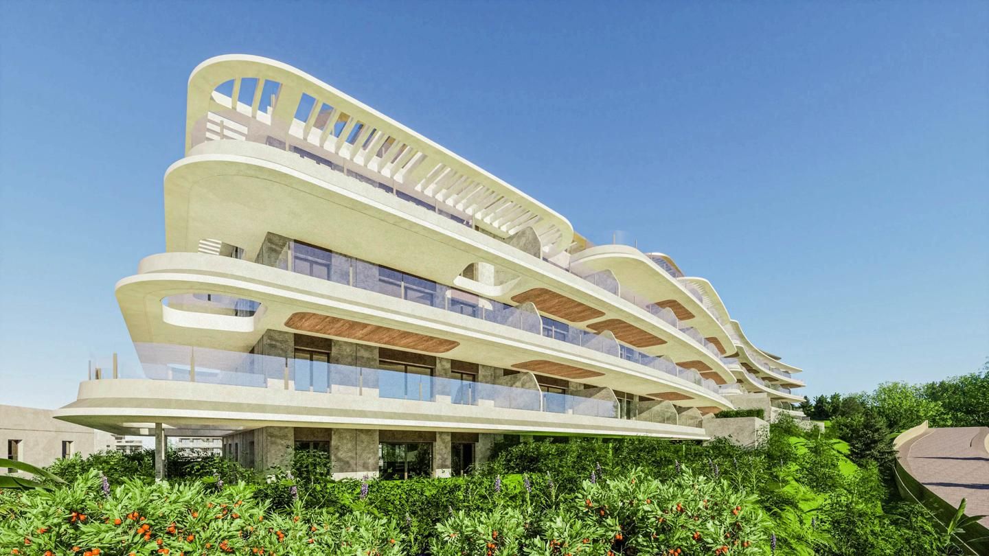 Vista exterior de Apartament en venda en Mijas amb Aire condicionat, Calefacció i Jardí privat