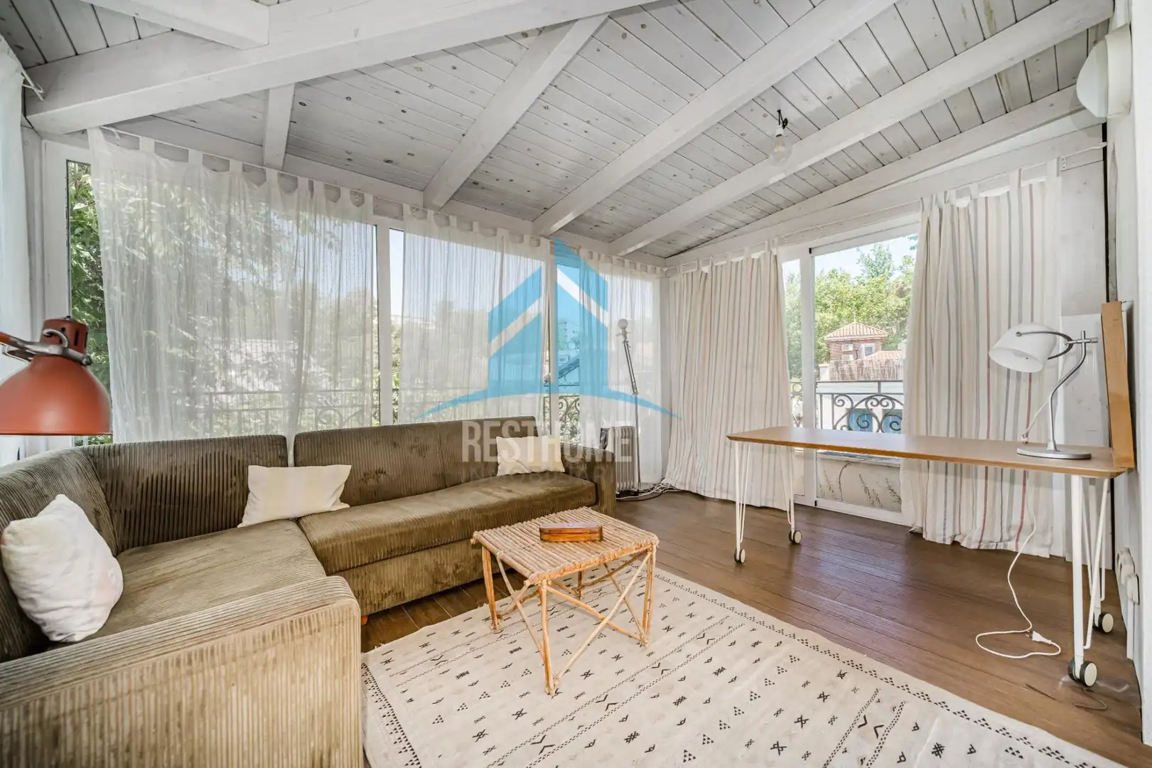 Sala de estar de Casa o chalet en venta en Madrid con Calefacción, Jardín privado y Parquet