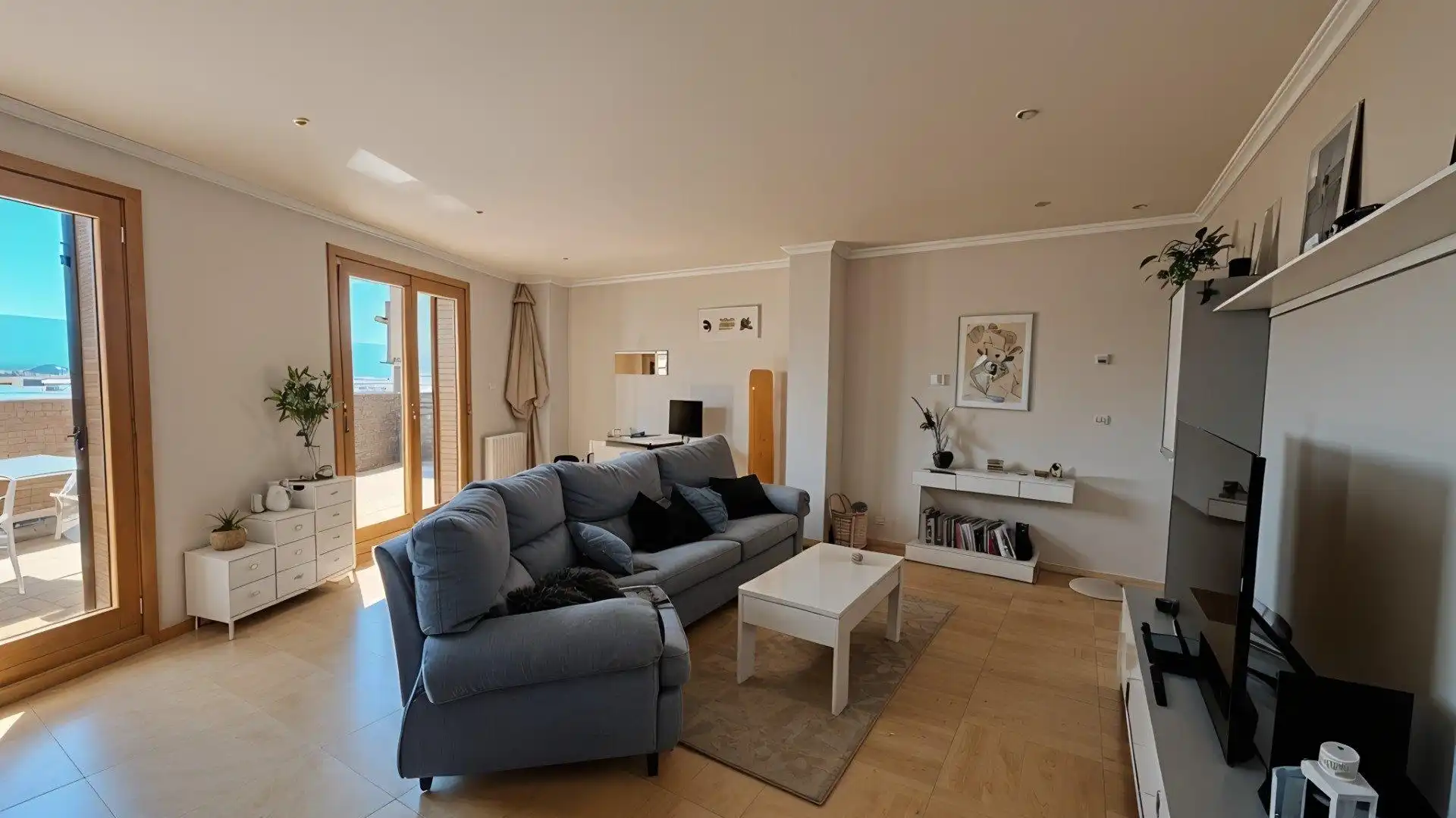 Living room of Attic for sale in Benigànim  with Air Conditioner, Heating and Terrace