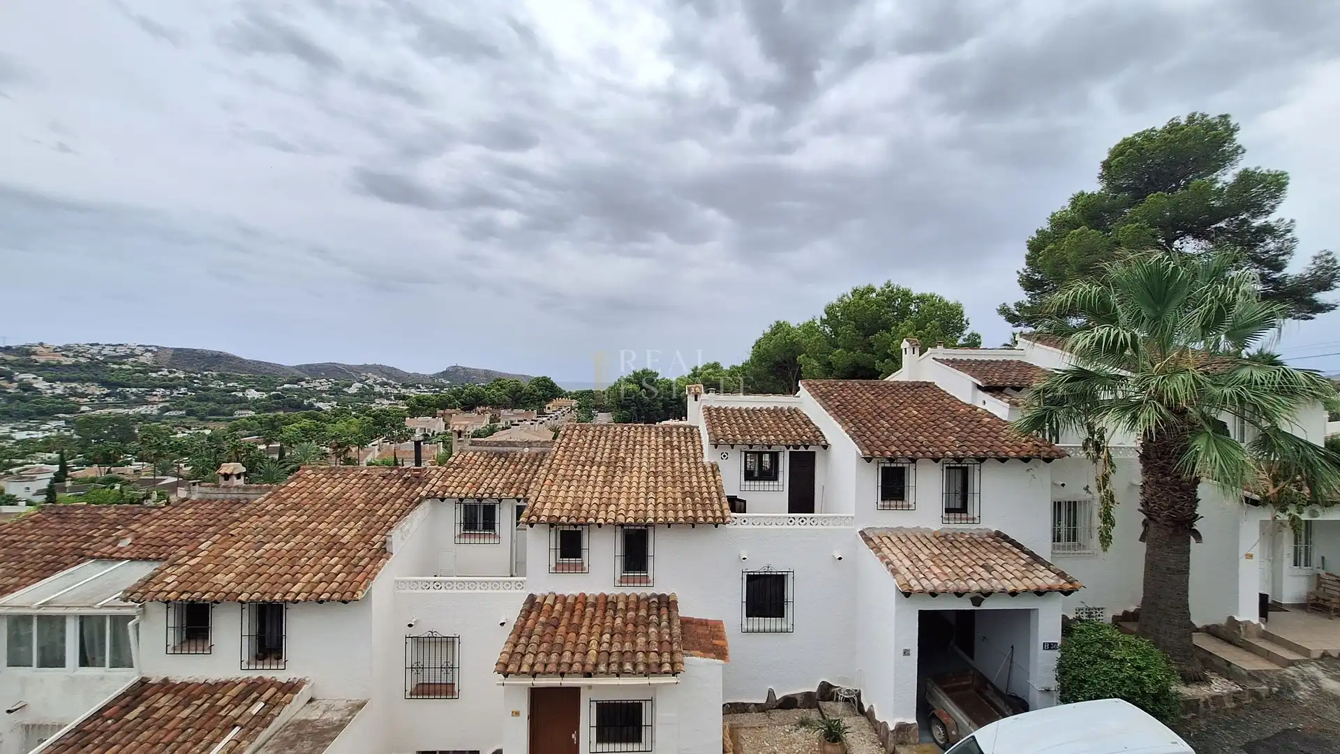 Exterior view of Detached homes for sale in Moraira  with Air Conditioner, Terrace and Storage room