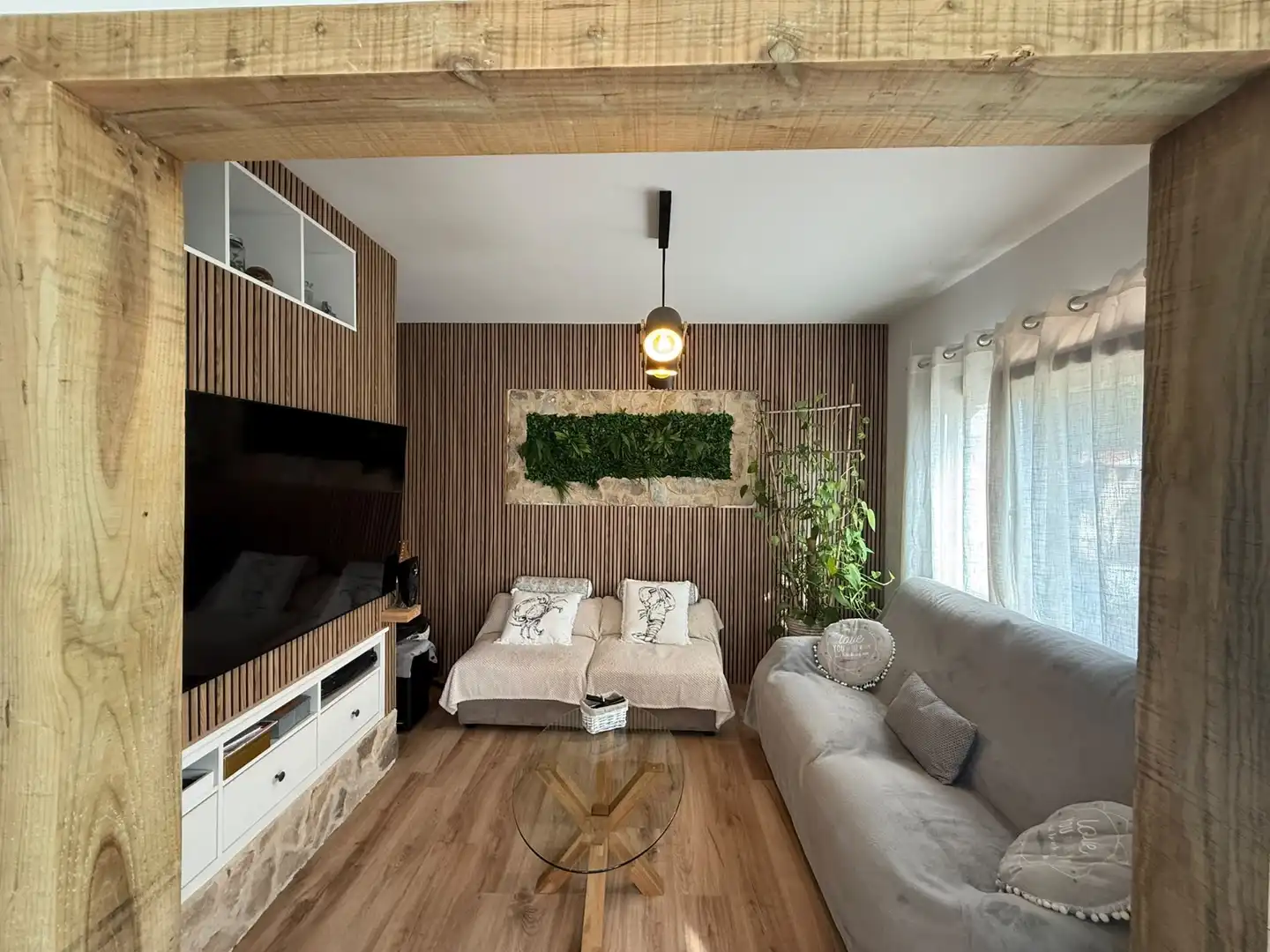 Sala de estar de Casa o chalet en venta en Caldes de Malavella con Calefacción, Jardín privado y Terraza