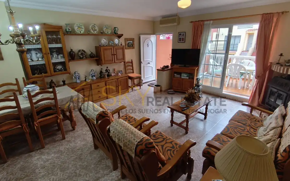 Wohnzimmer von Haus oder Chalet zum Verkauf in La Pobla de Farnals mit Terrasse, Schwimmbad und Möbliert