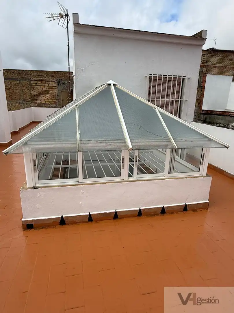 Vista exterior de Casa o chalet en venta en Puerto Serrano con Terraza, Trastero y Amueblado