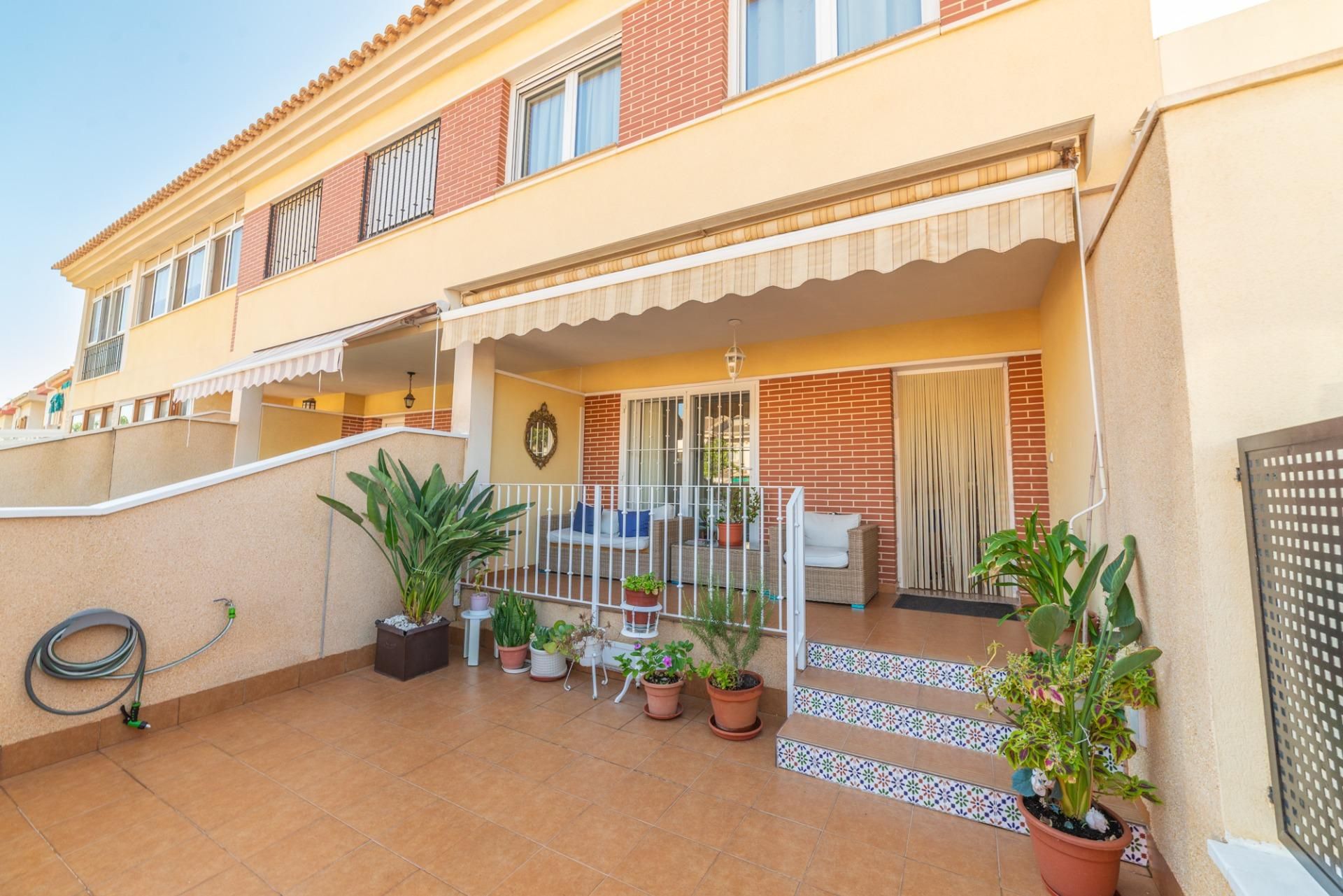 Terrace of Single-family semi-detached for sale in San Javier  with Air Conditioner, Terrace and Alarm