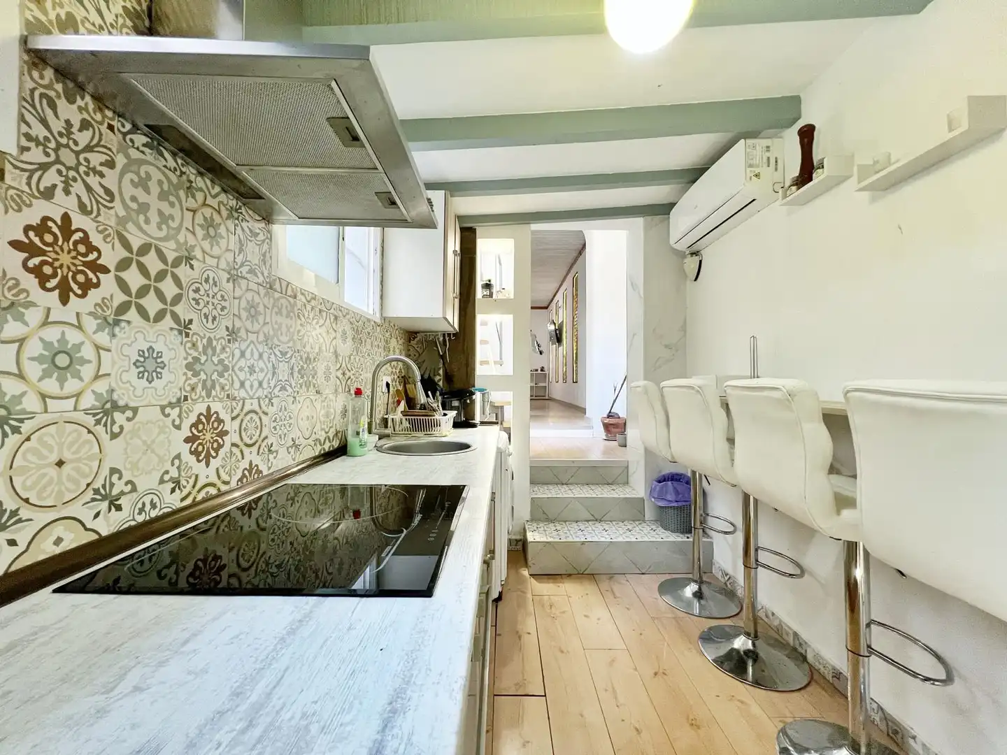 Cocina de Piso en venta en  Barcelona Capital con Aire acondicionado, Calefacción y Amueblado