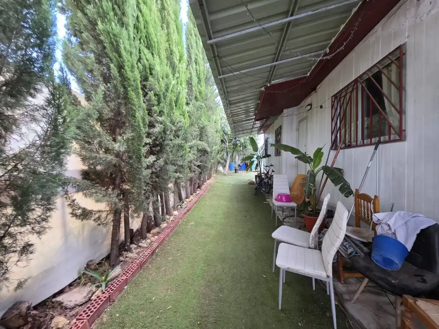 Jardí de Finca rústica en venda en Utrera amb Aire condicionat i Piscina