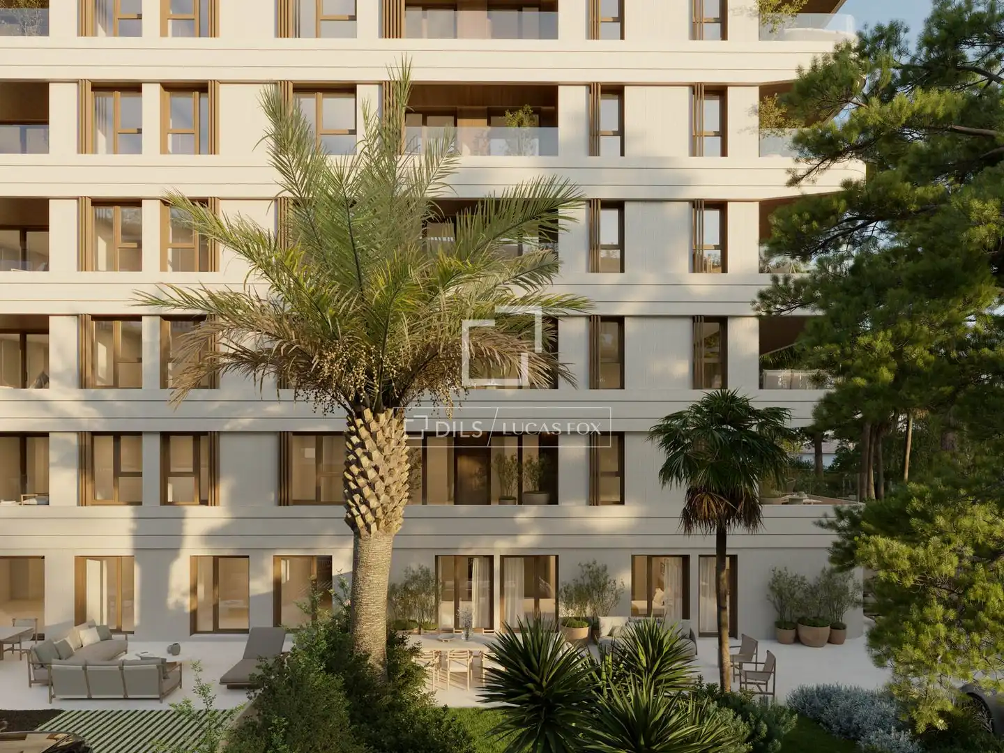 Exterior view of Flat for sale in Benicasim / Benicàssim  with Air Conditioner, Private garden and Terrace