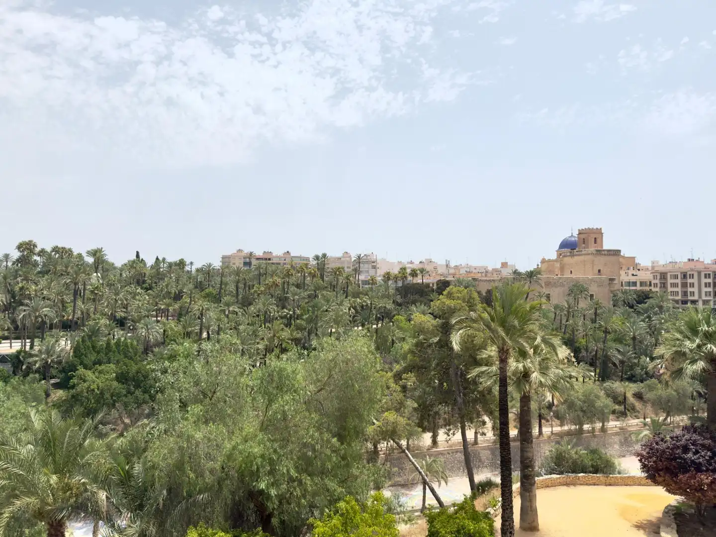 Jardí de Pis de lloguer en Elche / Elx amb Calefacció, Moblat i Balcó