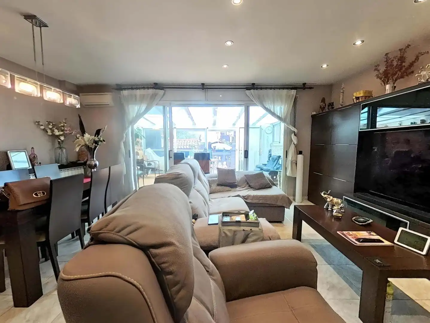 Living room of Detached homes for sale in Castellserà  with Air Conditioner, Heating and Terrace