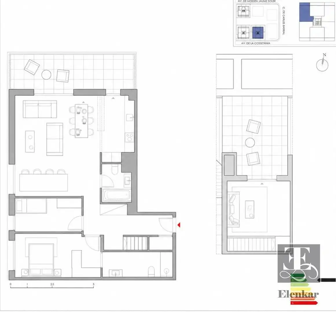 Duplex con piscina in vendita a Cossetania, imagen 45