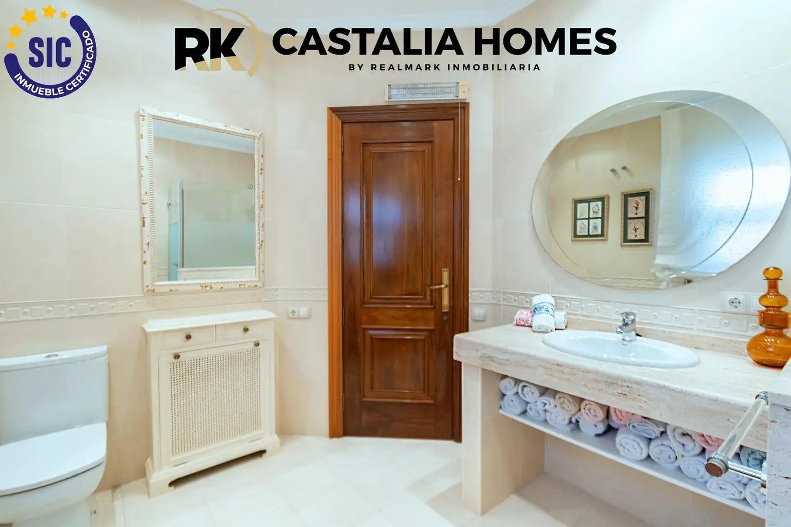 Baño de Casa o chalet en venta en Castellón de la Plana / Castelló de la Plana con Calefacción, Jardín privado y Parquet