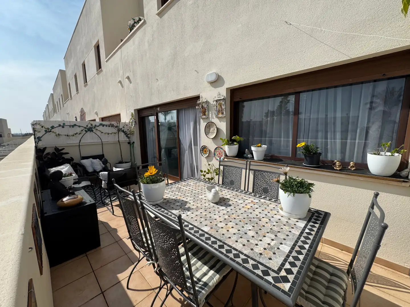 Terraza de Dúplex en venta en San Jorge / Sant Jordi con Aire acondicionado, Terraza y Trastero