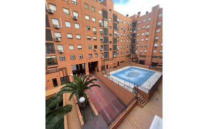 Exterior view of Flat for sale in  Madrid Capital  with Air Conditioner, Heating and Private garden