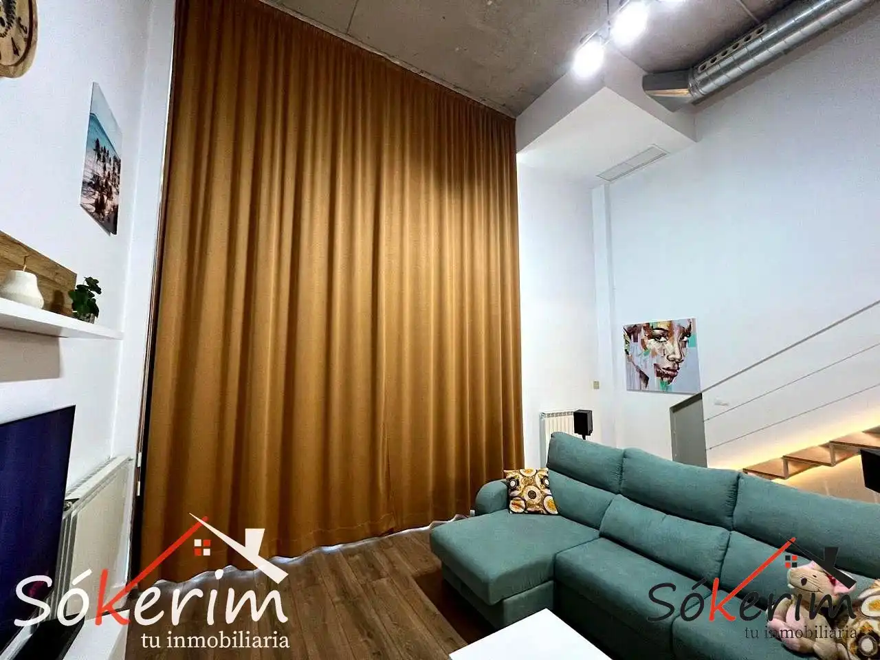 Sala de estar de Piso en venta en Camarma de Esteruelas con Terraza