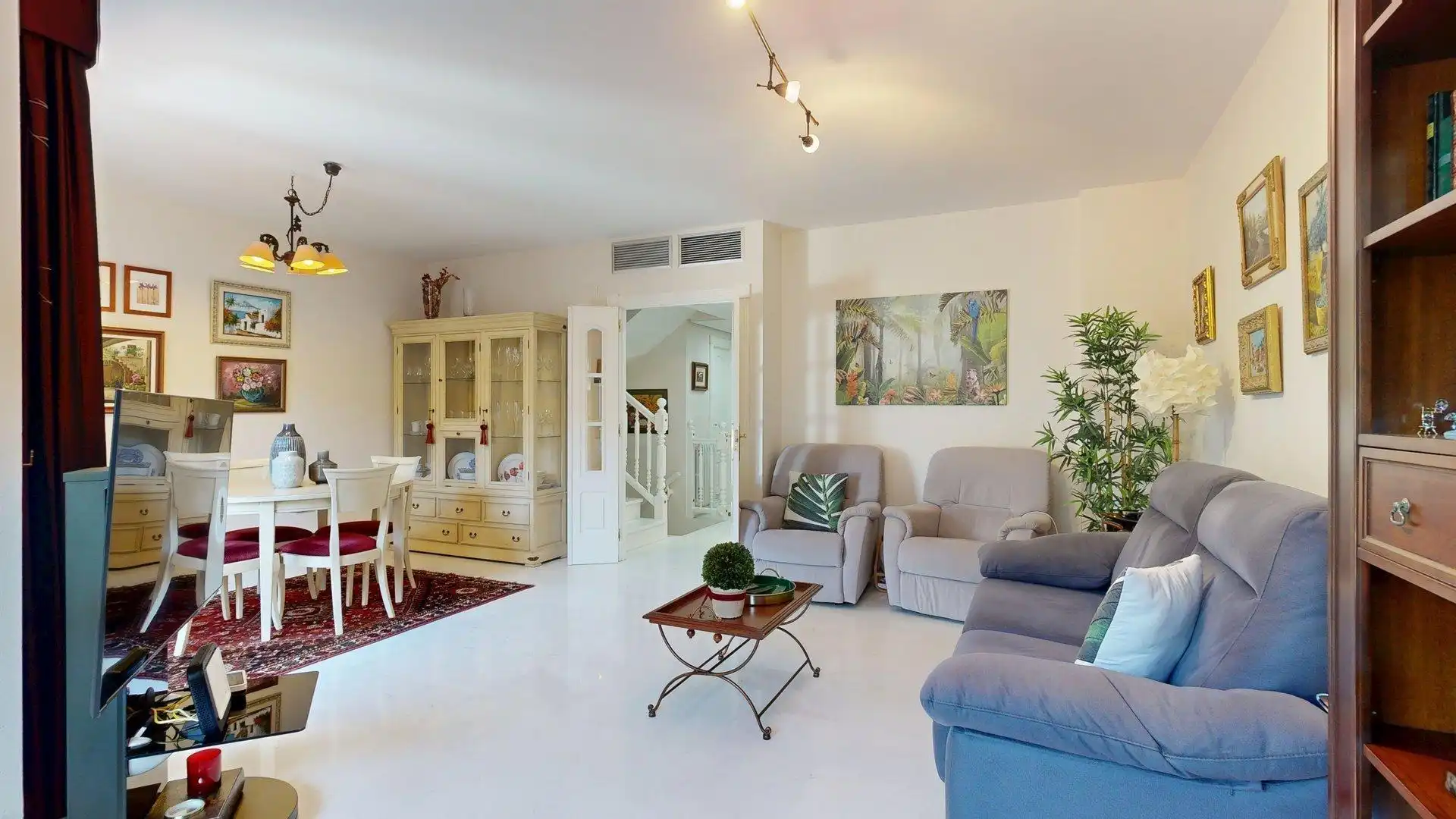 Sala de estar de Casa adosada en venta en Montecanal - Valdespartera - Arcosur