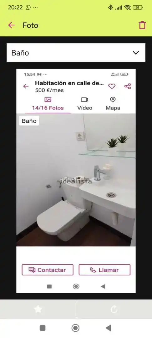 Bany de Casa o xalet per a compartir en Madrid amb Aire condicionat, Parquet i Traster