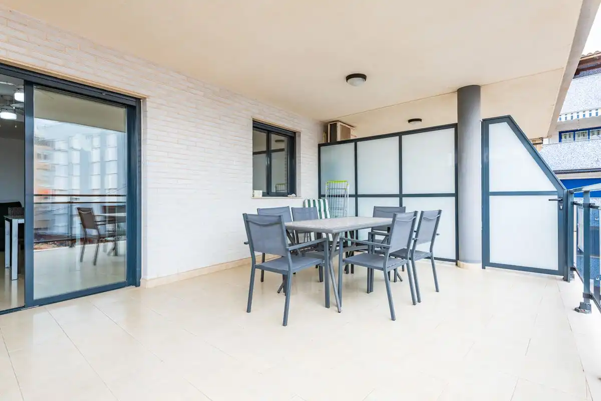 Terrace of Flat for sale in Moncofa  with Heating, Terrace and Furnished
