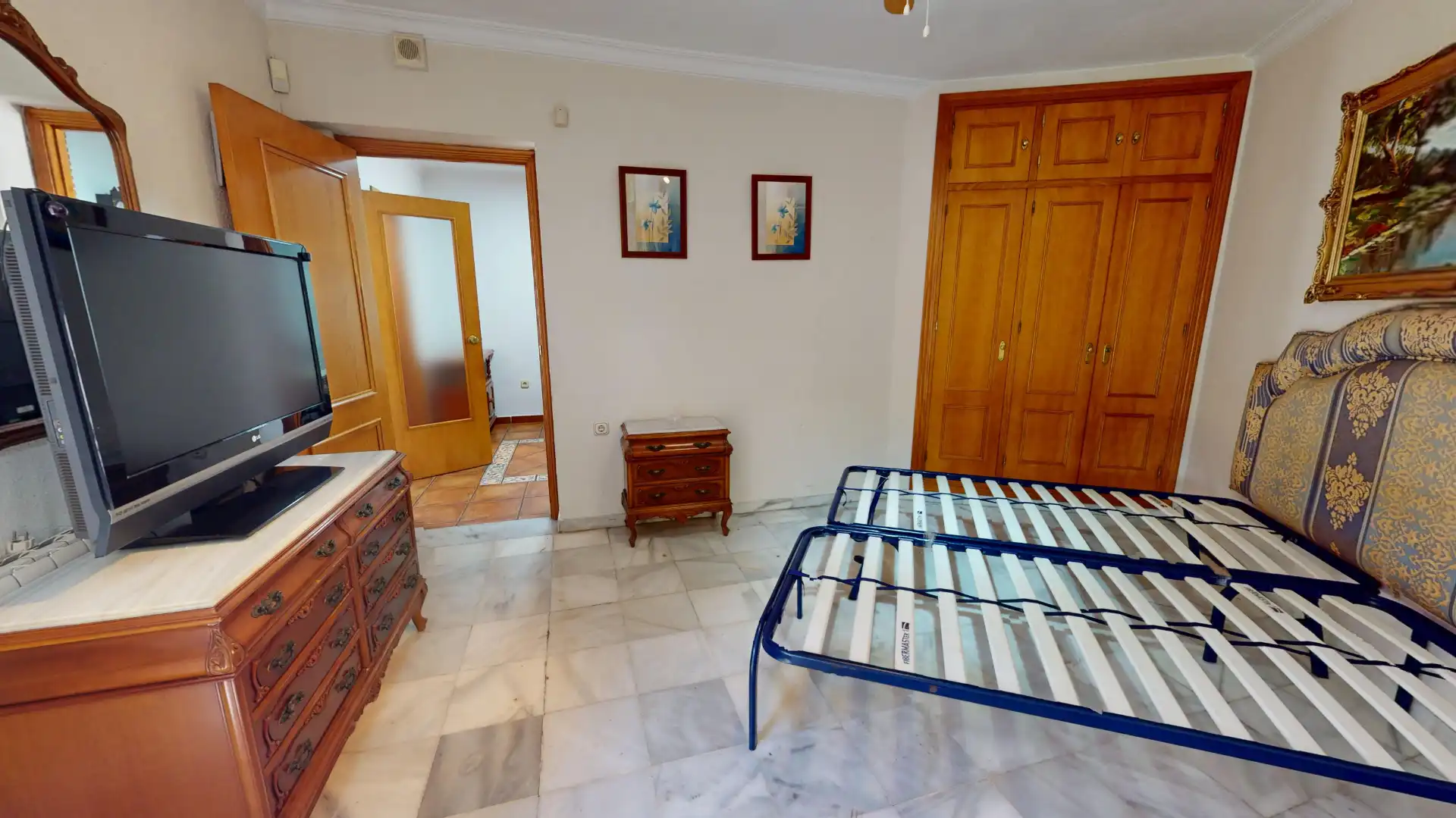Dormitori de Casa adosada en venda en Málaga amb Jardí privat, Terrassa i Forn