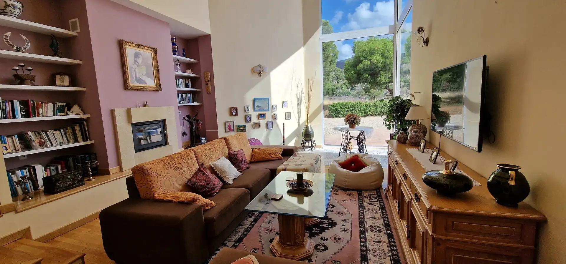 Wohnzimmer von Haus oder Chalet zum Verkauf in Totana mit Heizung, Privatgarten und Terrasse