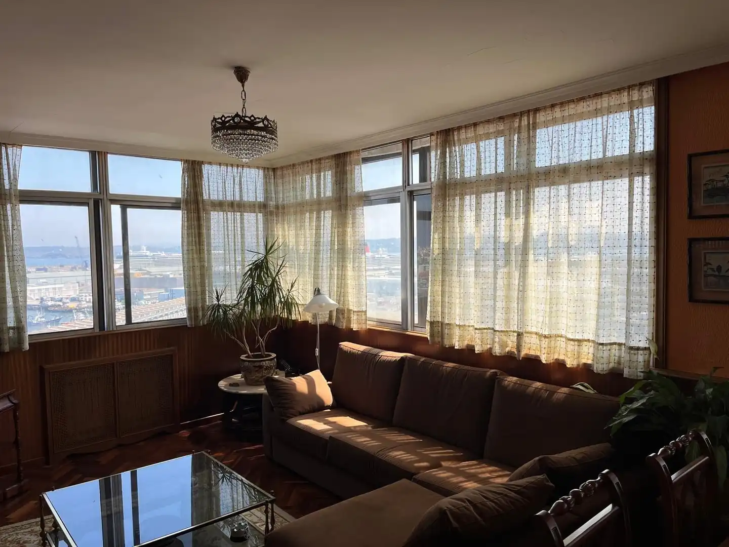 Sala de estar de Piso en venta en A Coruña Capital  con Calefacción, Terraza y Trastero